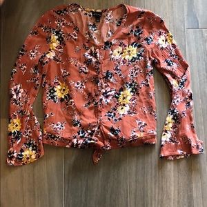 Girls Art Class Flower Top. Never worn size 10/12